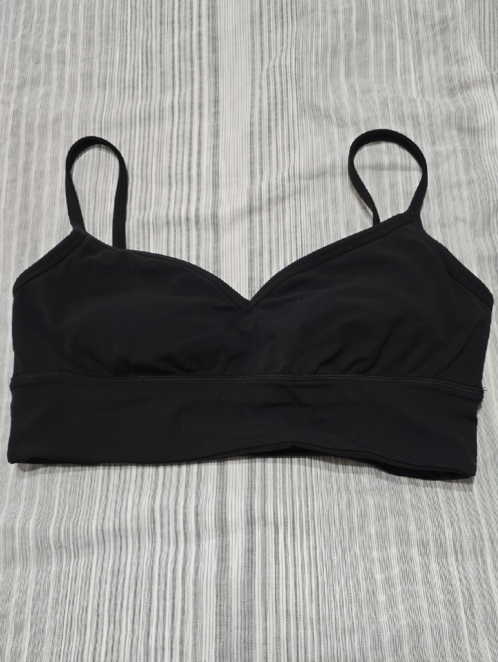 lululemon athletica Black Seamless Sports Bra